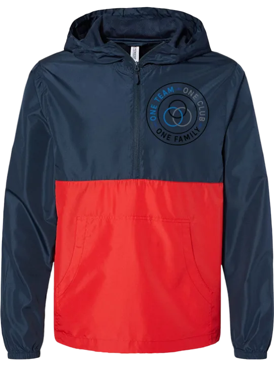 Quarter-Zip Windbreaker Jacket