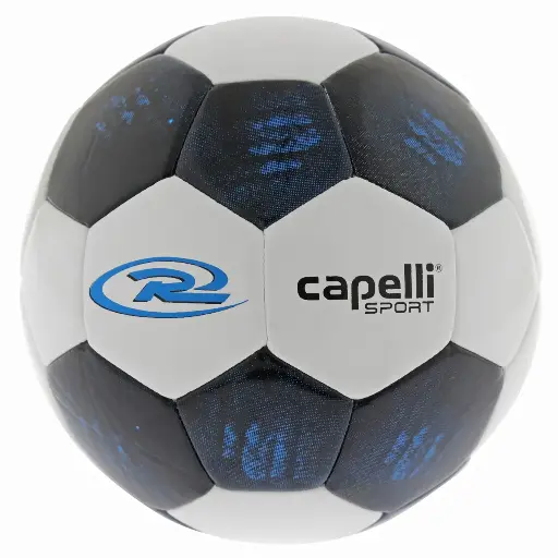 Rush Soccer Mini Ball Royal Blue White