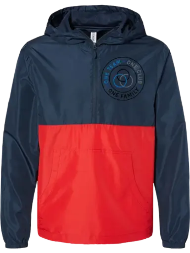 Quarter-Zip Windbreaker Jacket