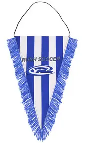 RUSH SOCCER PENNANT BLUE WHITE
